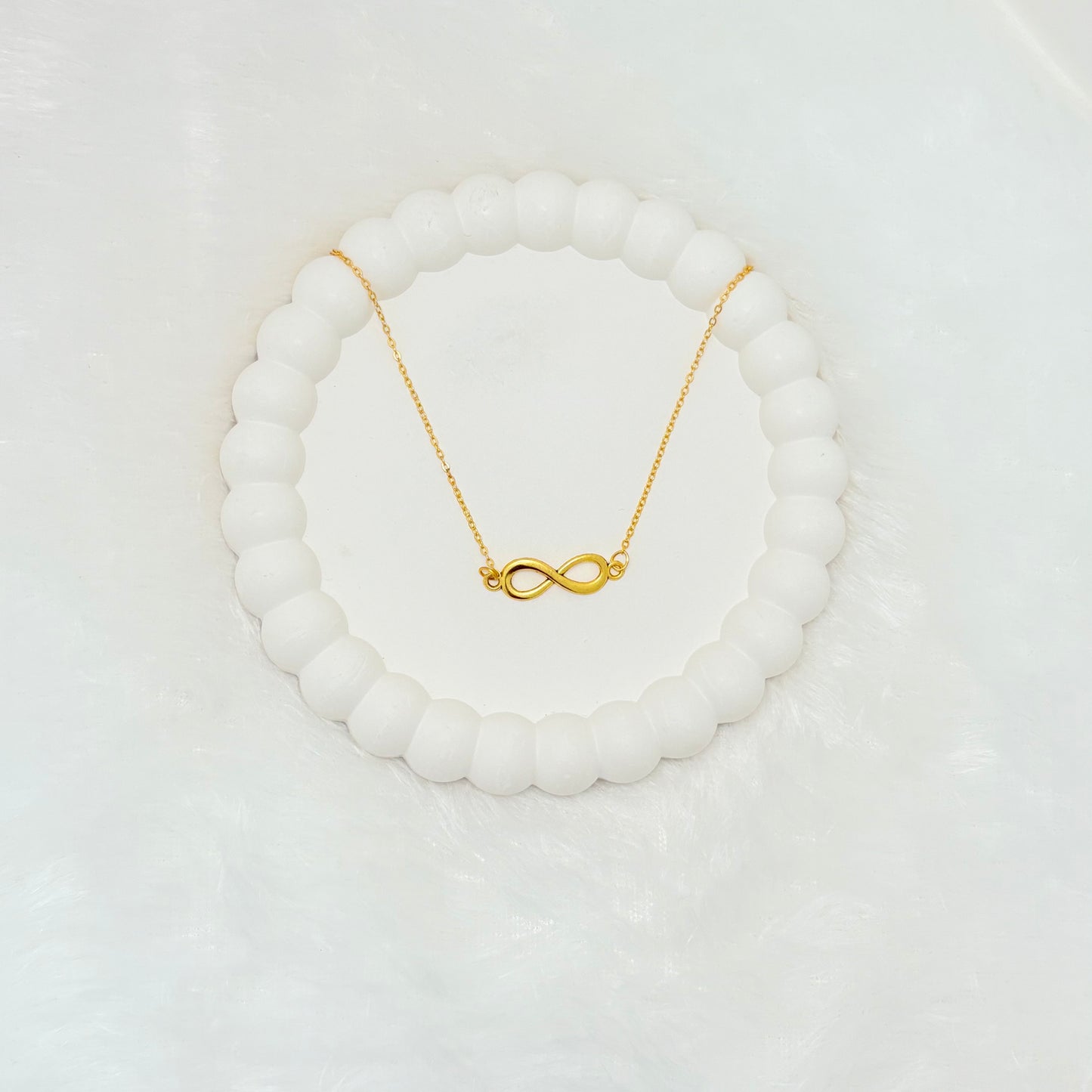Classic Gold Infinity Symbol Necklace