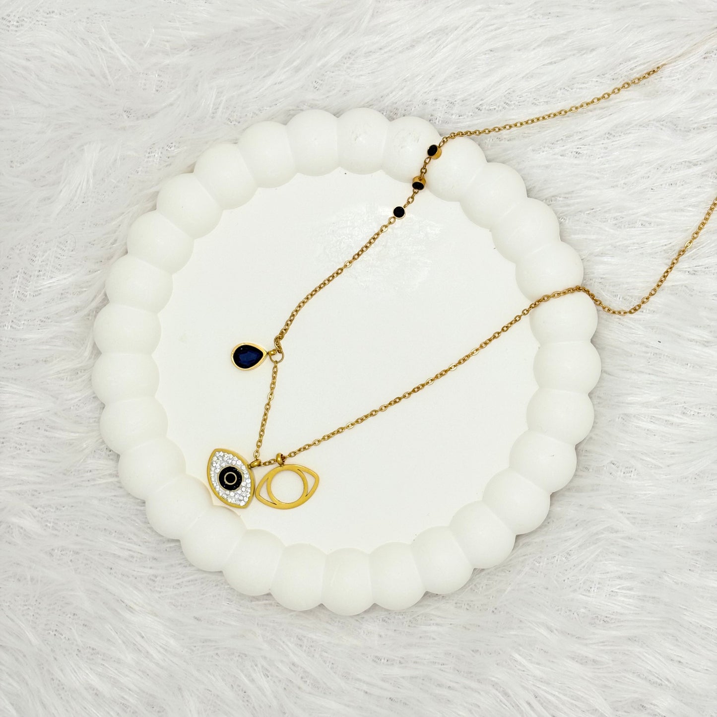 Mystical Evil Eye Charm Necklace