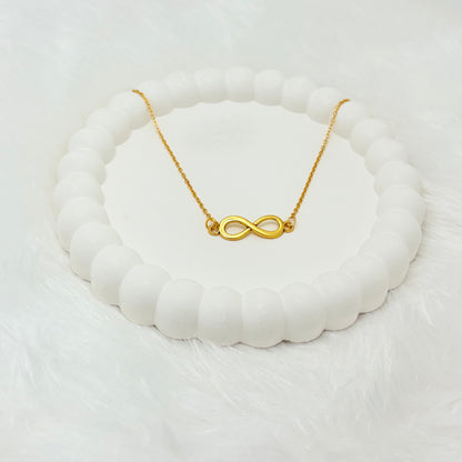 Classic Gold Infinity Symbol Necklace