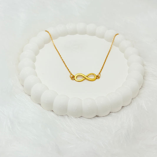 Classic Gold Infinity Symbol Necklace