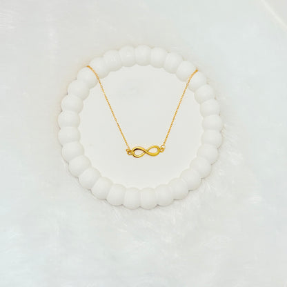 Classic Gold Infinity Symbol Necklace