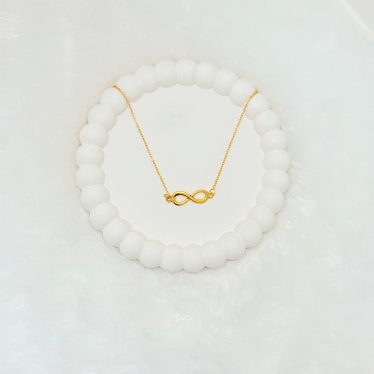 Classic Gold Infinity Symbol Necklace