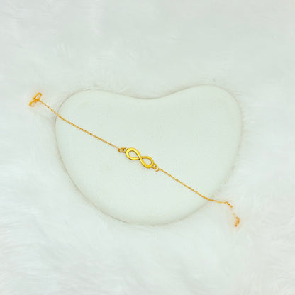 Classic Gold Infinity Symbol Bracelet