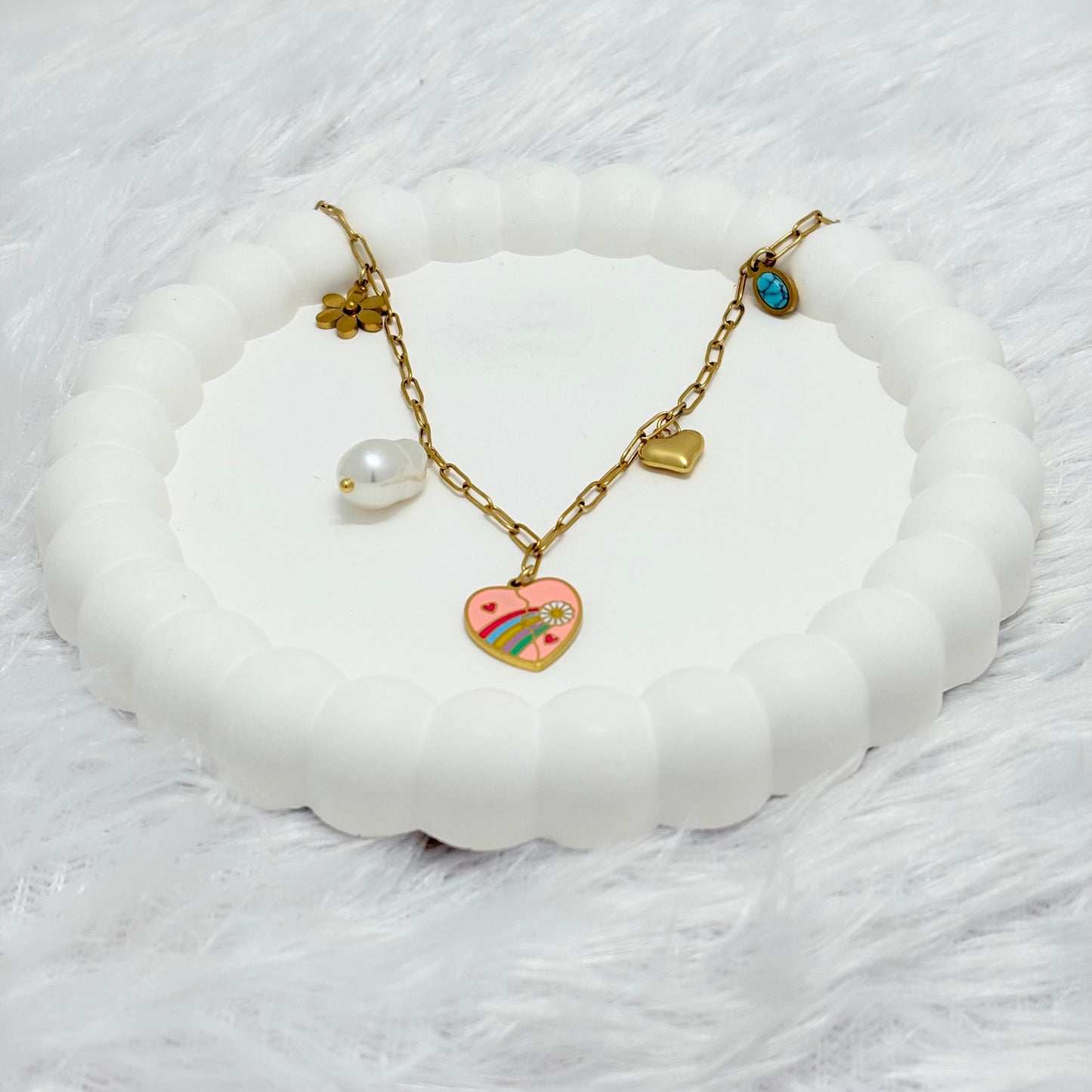 Playful Multi-Charm Necklace