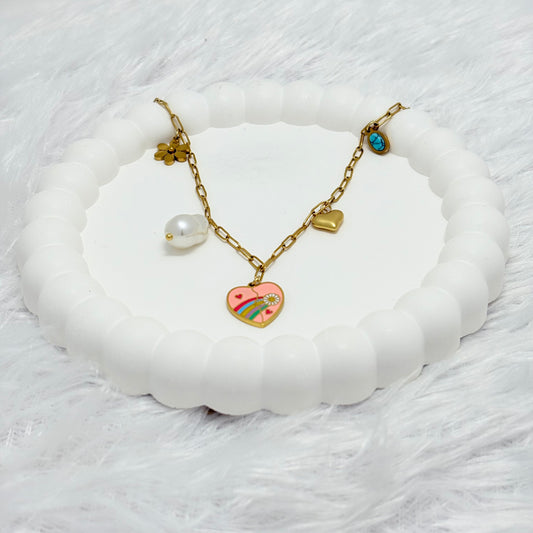 Playful Multi-Charm Necklace