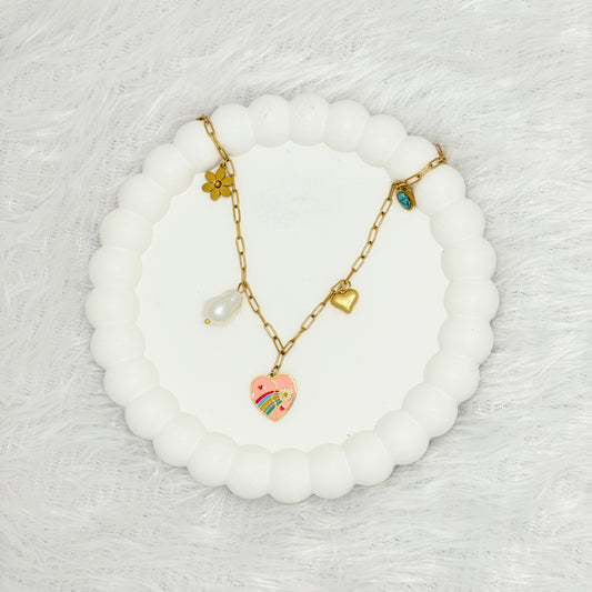 Playful Multi-Charm Necklace