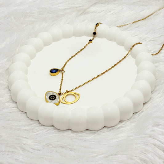 Mystical Evil Eye Charm Necklace
